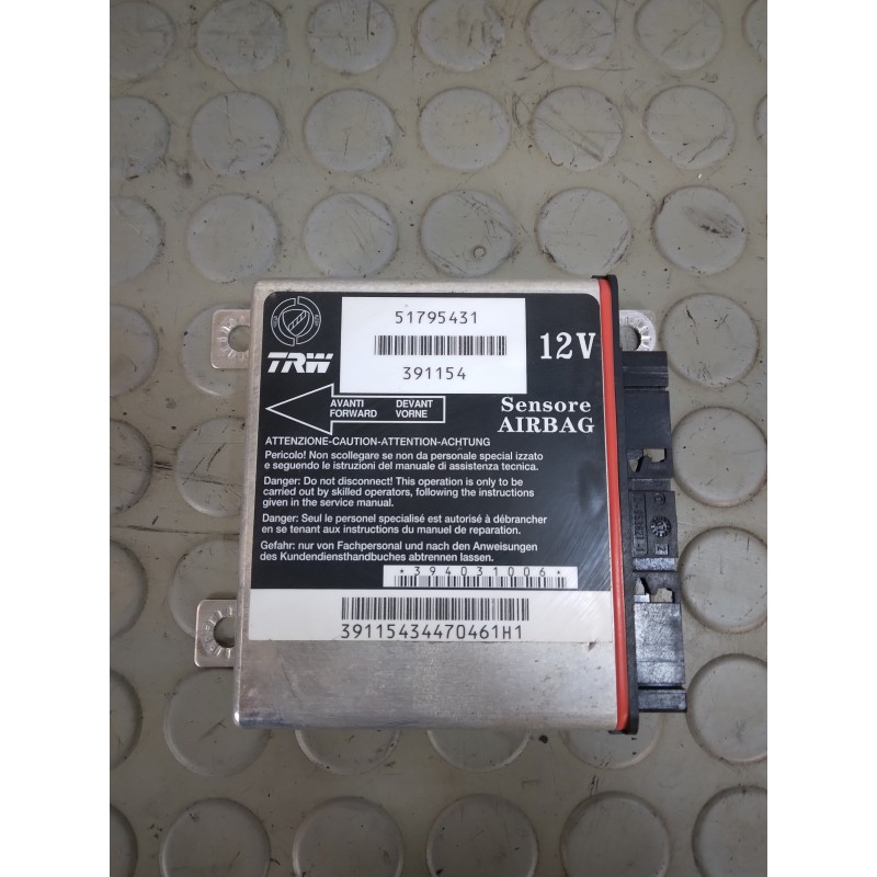 Centralina airbag Fiat Grande Punto dal 2005 al 2018 cod 51795431  1715777849828