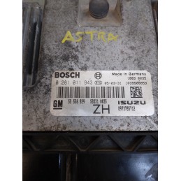Centralina motore Opel Astra H 1.7 Cdti dal 2004 al 2014 cod 0281011943 55556829  1715939639557