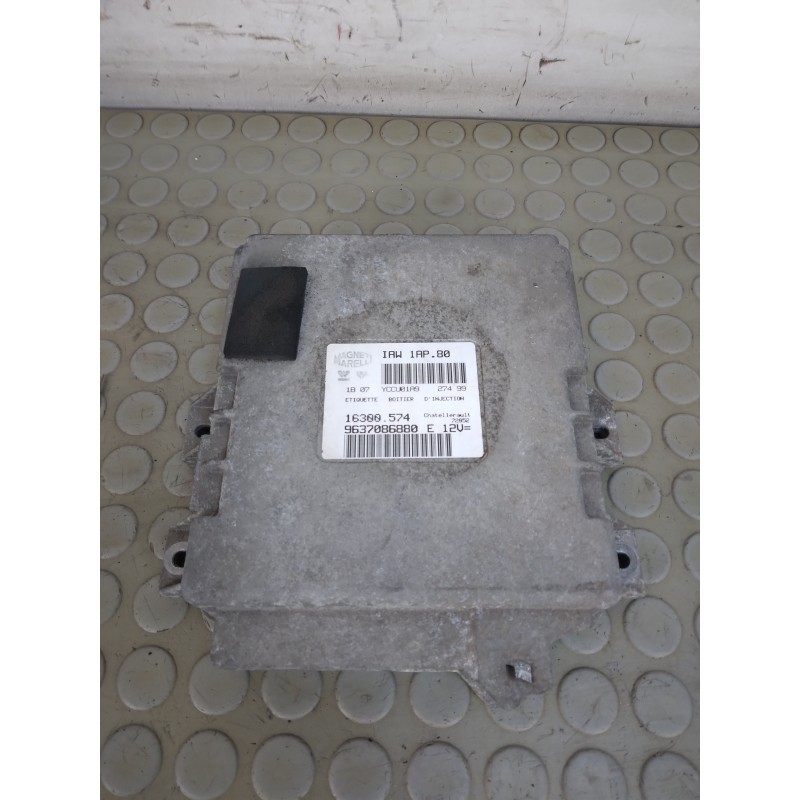 Centralina motore Peugeot 206 1.1 b dal 1999 al 2007 cod 9637086880  1716389520334