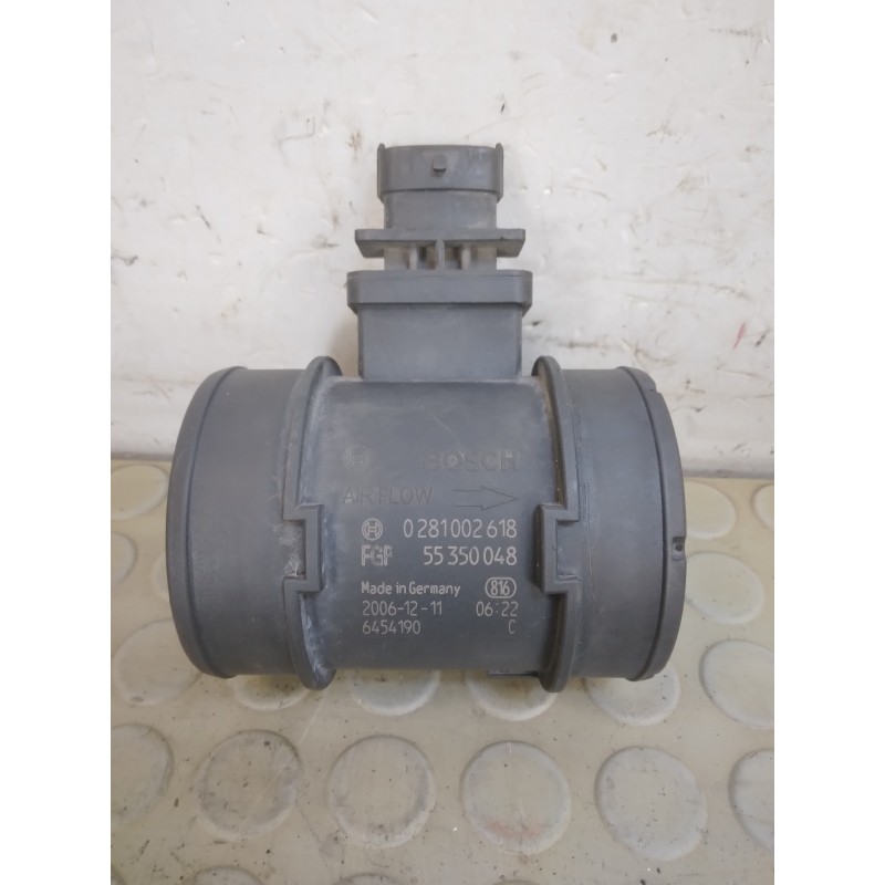 Debimetro flussometro Opel Corsa D dal 2006 al 2014 cod 0281002618 55350048  1719653932536