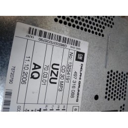 Autoradio stereo lettore cd Opel Corsa D dal 2006 al 2014 cod 13254191  1721228260470