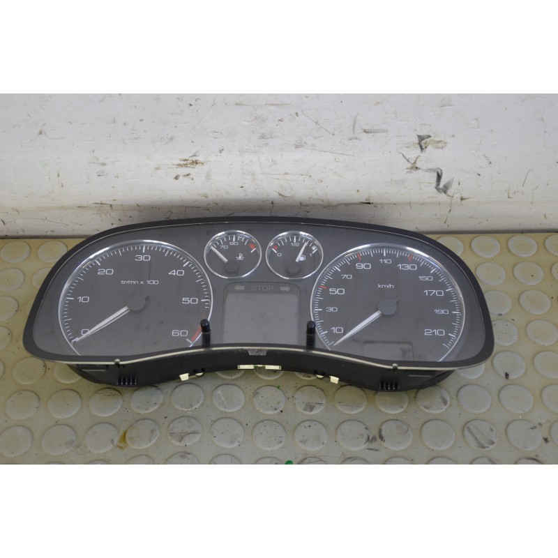 Contachilometri quadro strumenti Peugeot 307 1.6 Hdi dal 2001 al 2009 cod 9654485280  1727441123691