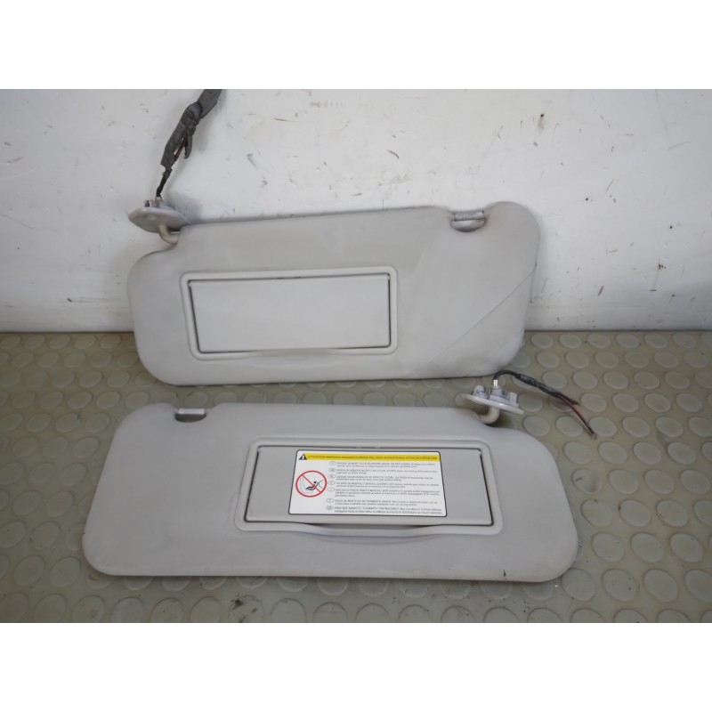 Coppia alette parasole dx sx Peugeot 307 dal 2001 al 2009  1727864274093