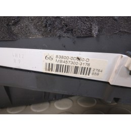 Contachilometri quadro strumenti Toyota Yaris 1.0 b dal 2004 al 2011 II serie cod 83800-0d660  1728045153138