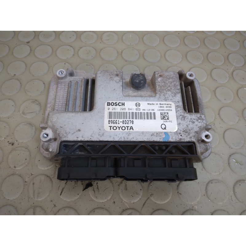 Centralina motore Toyota Yaris 1.0 b dal 2004 al 2011 cod 89661-0d270 0261208841  1728049400061