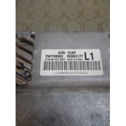 Centralina motore Chevrolet Aveo dal 2006 al 2011 I serie cod 5wy5968c 96983177  1728480440558