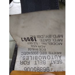 Cintura di sicurezza ant dx Chevrolet Aveo dal 2006 al 2011 cod 96895006  1728482205902