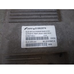 Centralina motore Fiat Grande Punto 1.3 Mjt dal 2005 al 2018 cod 51862574 mjd6f3.g1  1730733110026