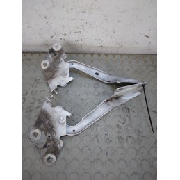 Coppia cerniere cofano ant dx sx Renault Megane Berlina III serie dal 2008 al 2016 cod 654000003r 654010003r  1732110637119