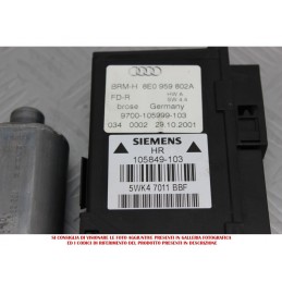 Motorino alzavetro alzacristallo post. Dx Audi A4 Avant 2001 al 2004 8E0959802A  2400000004561