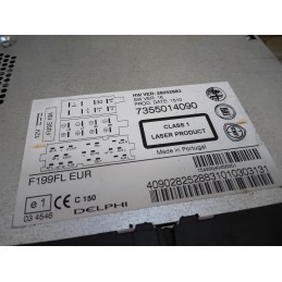 Stereo autoradio lettore cd Fiat Punto Evo dal 2009 al 2012 cod 7355014090  1732548017842