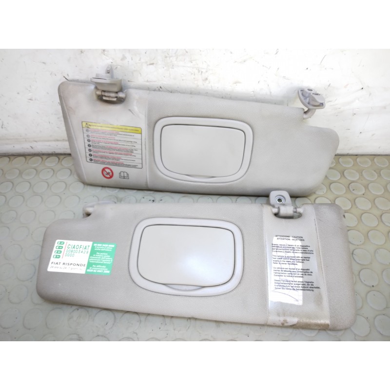 Coppia aletta parasole dx sx Fiat Bravo dal 2007 al 2014 cod 735499987 735499991  1732810167886