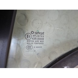 Vetro deflettore fisso ant sx Smart Fortwo W451 dal 2007 al 2015 cod a4517200157 43r-00049  1733242615143
