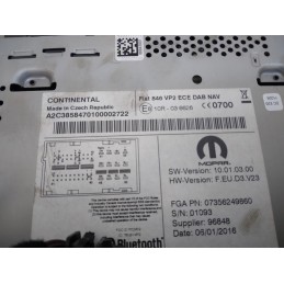 Stereo autoradio lettore cd Lancia Ypsilon dal 2015 al 2019 cod 07356249860  1733933555796