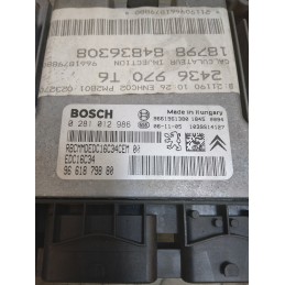 Centralina motore Peugeot 307 SW 1.6 Hdi dal 2001 al 2009 cod 9661879880  1735035950851