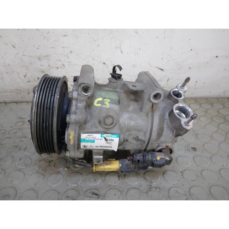 Compressore aria condizionata Citroen C3 II serie dal 2013 al 2017 cod 9678656080  1735898198506