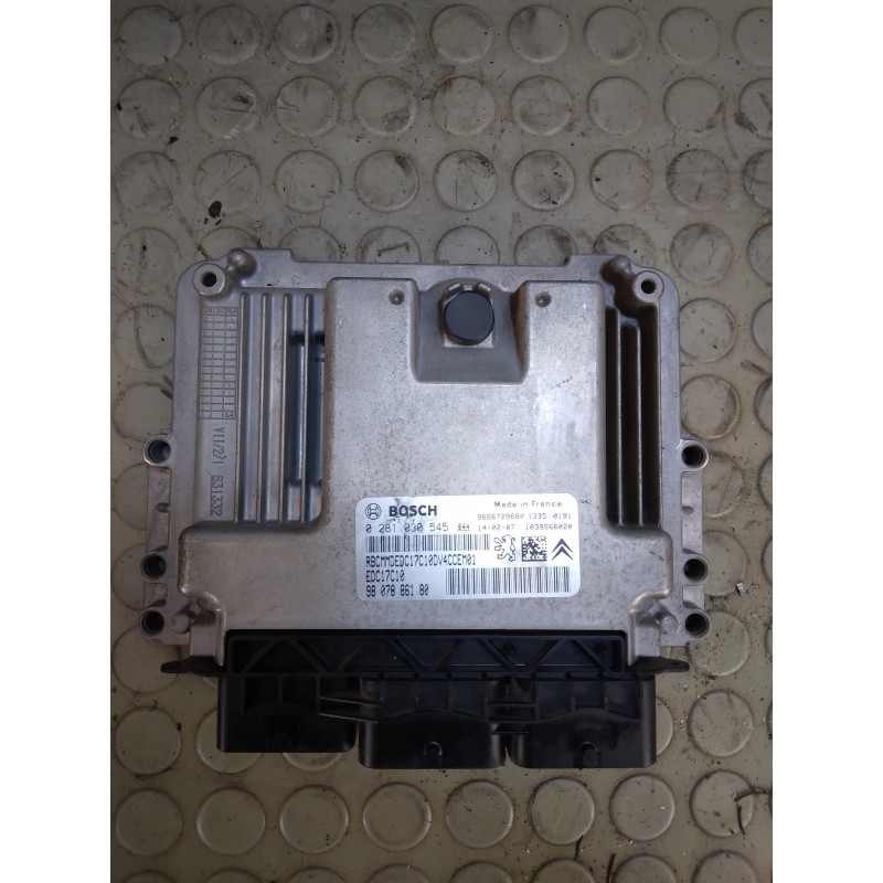Centralina motore Citroen C3 1.4 Hdi dal 2013 al 2017 cod 9807886180 0281030545  1735911839874