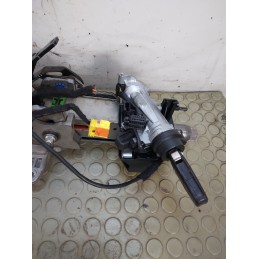 Piantone sterzo con blocchetto accensione e chiave Audi A3 8p dal 2003 al 2005 cod 8P1419502J  1736249773496