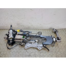 Piantone sterzo con blocchetto accensione e chiave Audi A3 8p dal 2003 al 2005 cod 8P1419502J  1736249773496
