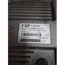 Centralina motore Fiat Punto 188 1.3 Mjt dal 1999 al 2007 cod 55186608 mjd6jf.p3  1737453745842