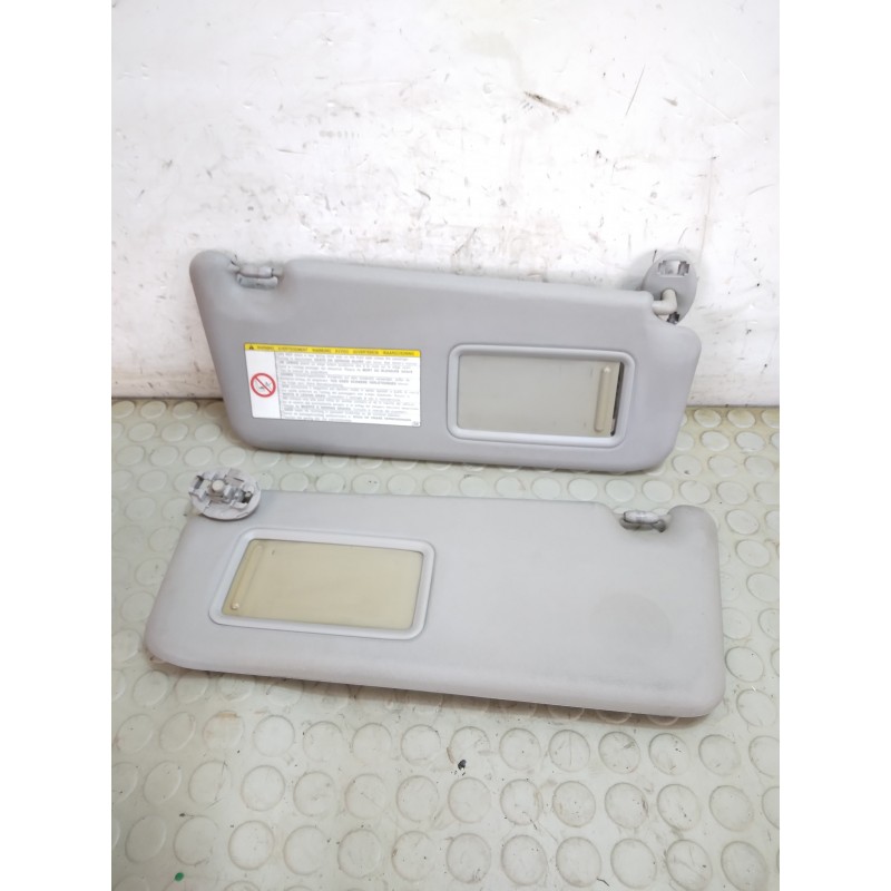 Coppia alette parasole dx sx Toyota IQ dal 2008 al 2015 cod 7432074010B0  1737645152939