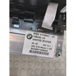Stereo autoradio lettore cd senza pannello Bmw X5 E70 dal 2006 al 2013 cod 65839159047  1737730297132