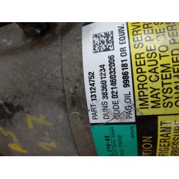 Compressore aria condizionata Opel Astra H dal 2004 al 2011 cod 13124752  1738145774799
