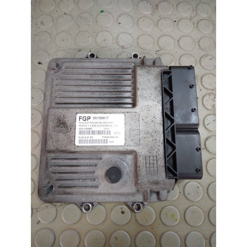Centralina motore Fiat Punto 188 1.3 Mjt dal 2003 al 2011 cod 55195817  1738940322379