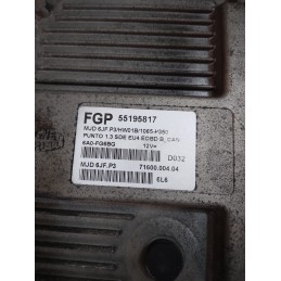Centralina motore Fiat Punto 188 1.3 Mjt dal 2003 al 2011 cod 55195817  1738940322379