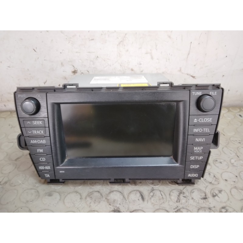 Stereo autoradio lettore cd Toyota Prius XW30 dal 2009 al 2016 cod 86120-47400  1739270013418