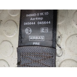 Cintura di sicurezza con pretensionatore ant sx Opel Agila B dal 2008 al 2015 cod 93194669  1739529572772