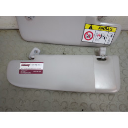 Coppia alette parasole dx sx Fiat Panda 312 dal 2015 al 2019 cod 735680292 735660554  1740150120256