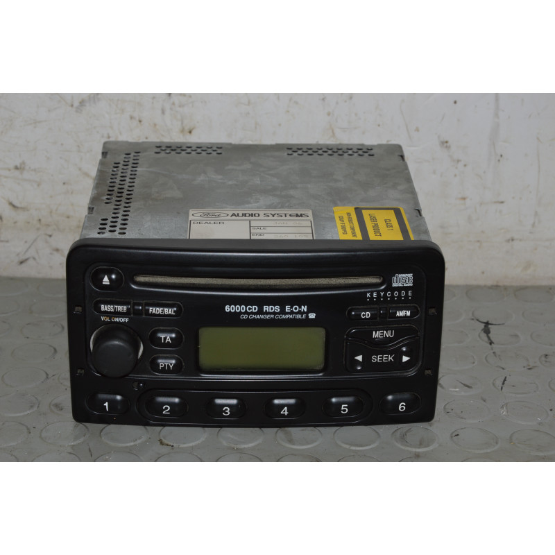 Autoradio stereo lettore cd Ford Focus I serie dal 1998 al 2005 cod 98ap-18c815-ac  1741686391493