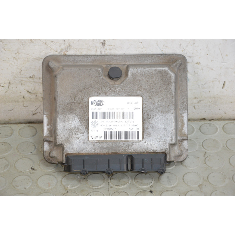 Centralina motore Fiat Seicento 1.1 B dal 1998 al 2005 cod 73501877  1742313662313
