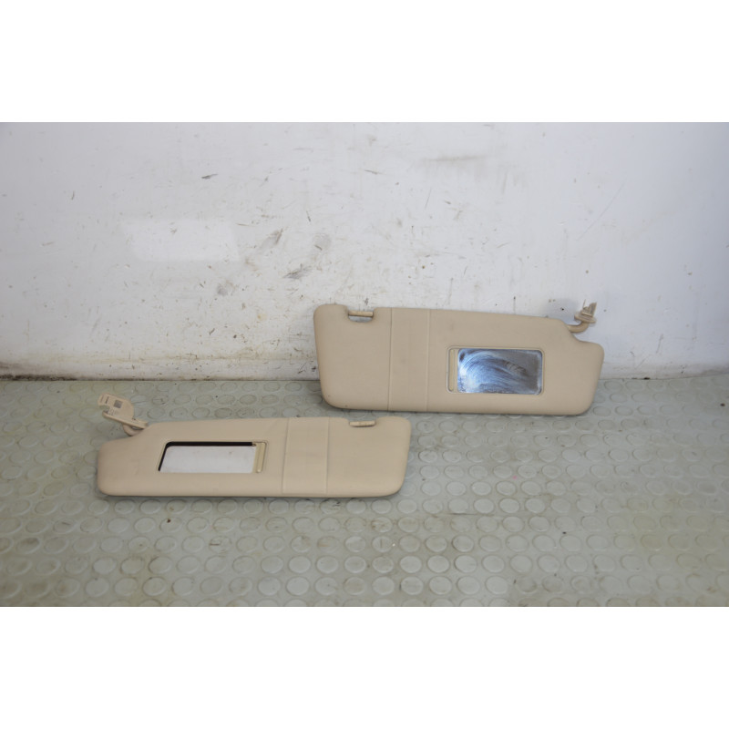 Coppia alette parasole dx sx Audi A4 8E B6 dal 2000 al 2006 cod 8E08575511X5  1742371427961