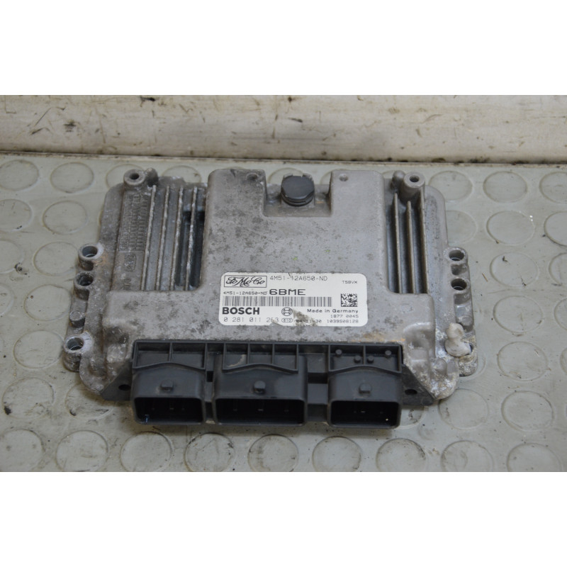 Centralina motore Ford C-Max 2.0 TDCi dal 2003 al 2010 cod 4m51-12a650-nd 0281011263  1742380536890