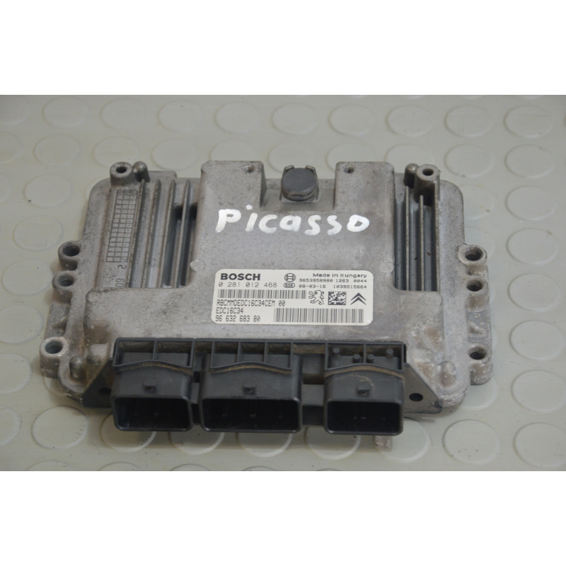 Centralina motore Citroen Xsara Picasso 1.6 Hdi dal 1999 al 2010 cod 9663268380 0281012468  1742398419482