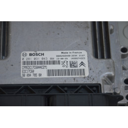 Centralina motore Citroen C3 1.6 Hdi dal 2013 al 2017 cod 9809478580 0281031043  1742487862328