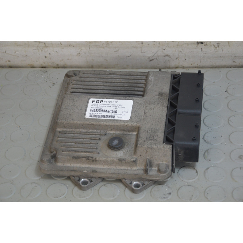 Centralina motore Fiat Punto 188 1.3 Mjt dal 2003 al 2007 cod 55195817 mjd6jf.p3  1742815391865