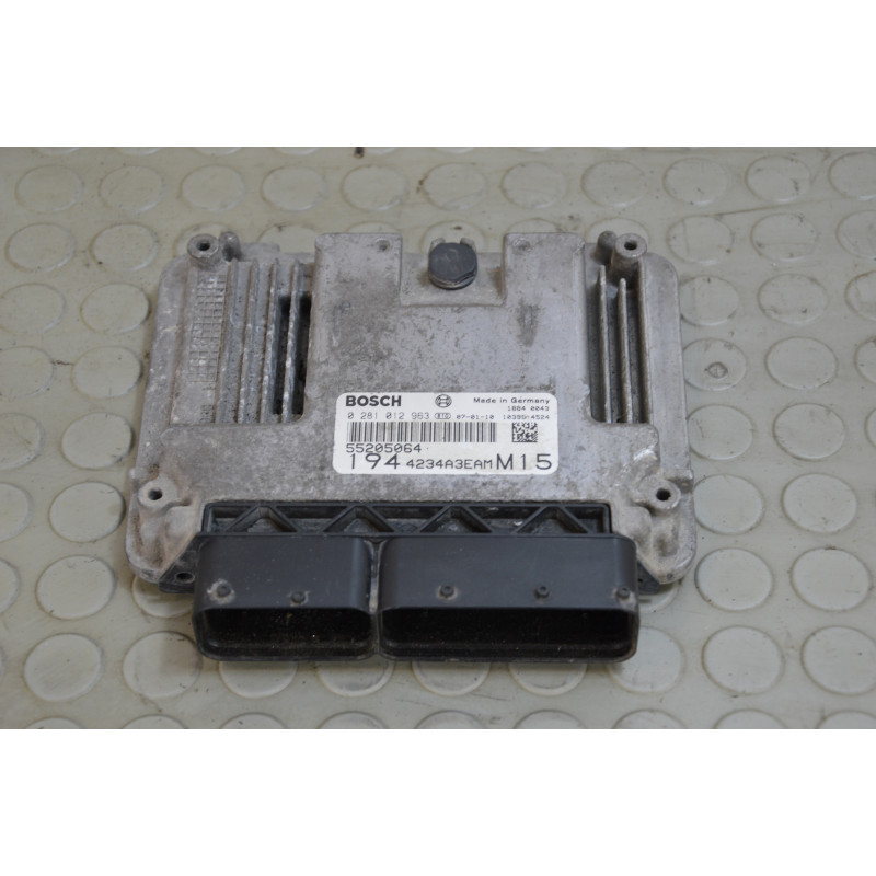 Centralina motore Fiat Croma 1.9 Mjt dal 2005 al 2010 cod 55205064 0281012963  1743426357431