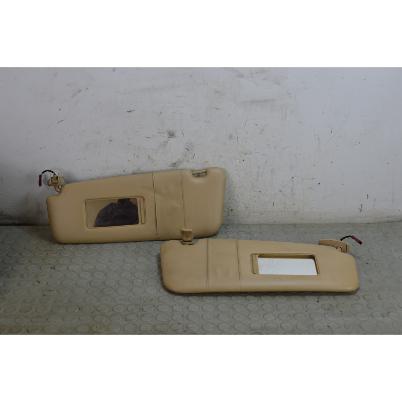 Coppia alette parasole dx sx BMW serie 5 E60 dal 2003 al 2007 cod 51167069753  1743489975481
