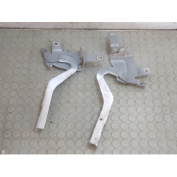 Coppia cerniere cofano ant dx sx Renault Clio dal 2012 al 2016 cod 57282  1743774868870