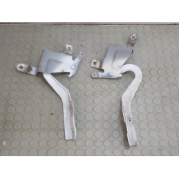 Coppia cerniere cofano ant dx sx Renault Clio dal 2012 al 2016 cod 57282  1743774868870