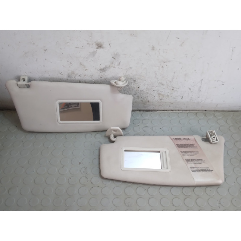 Coppia alette parasole sx dx Lancia Ypsilon II serie dal 2003 al 2011  1744203105139