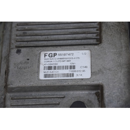 Centralina motore Opel Corsa C 1.3 Mjt dal 2000 al 2006 cod 55187472 mjd6j0.c1  1744276581441