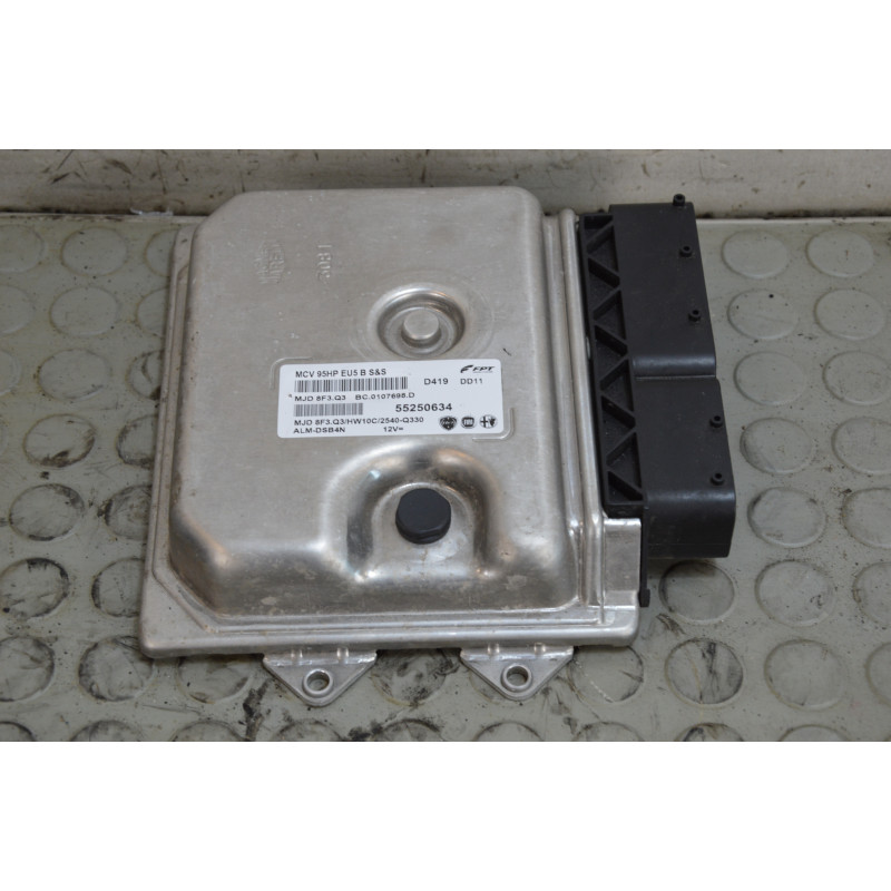 Centralina motore Fiat Qubo 1.3 Mjt dal 2010 al 2015 cod 55250634 mjd8f3.q3  1744278841109