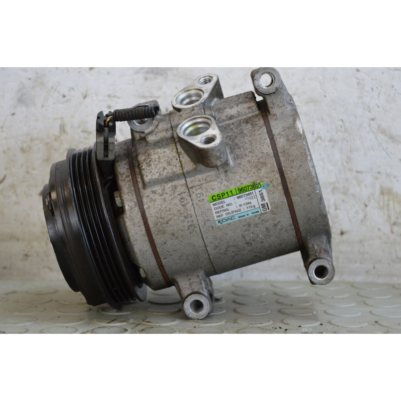 Compressore aria condizionata Chevrolet Spark dal 2009 al 2016 cod 96073851  1744623747681