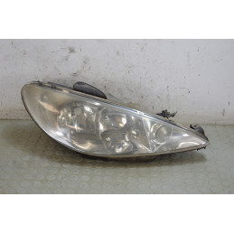 Faro fanale proiettore ant dx Peugeot 206 dal 1998 al 2007 cod 9628666780  1744810401679