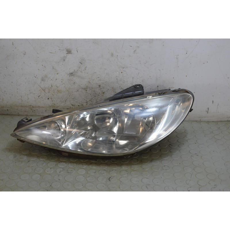Faro fanale proiettore ant sx Peugeot 206 dal 1998 al 2010 cod 89002771  1744810647381