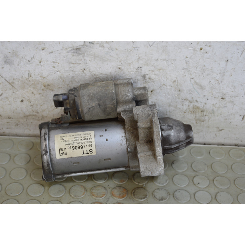 Motorino avviamento Peugeot 308 1.6 Hdi dal 2013 al 2018 cod 9675660680  1746194318079